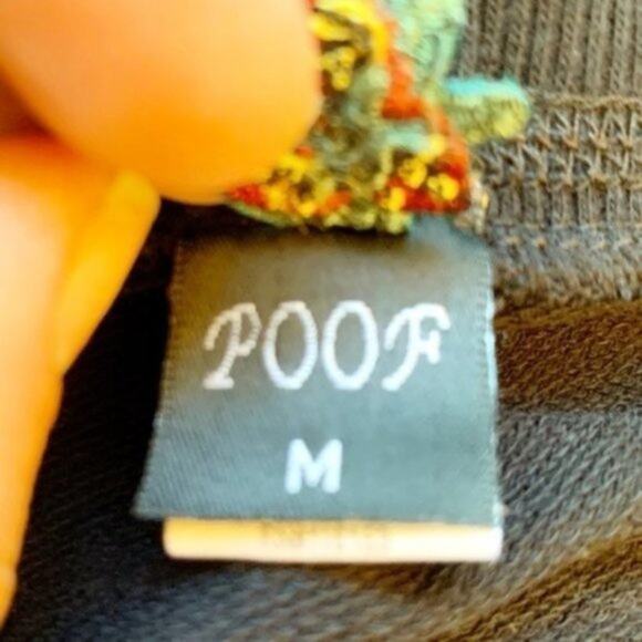 Poof! Girls Black Knit shorts Size M - Picture 5 of 7